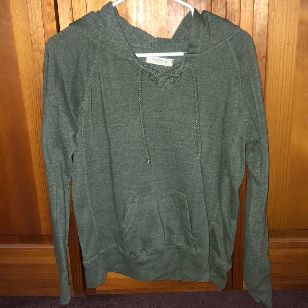 Green sweatshirt